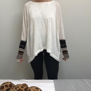 A cozy and unique long sleeve shirt
